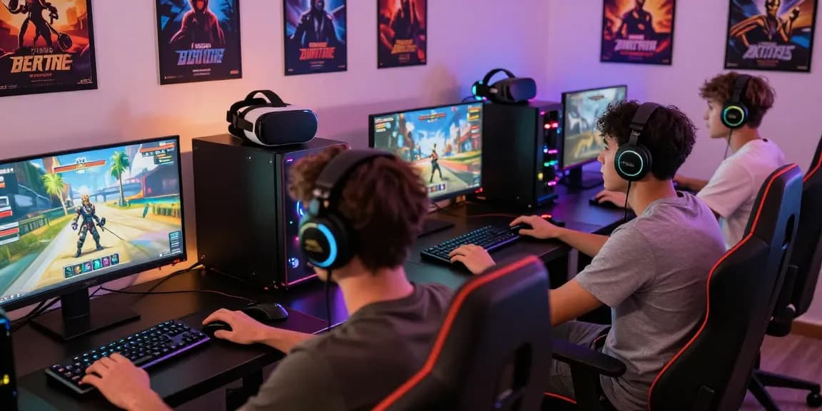 Engaging game sex scene with diverse players enjoying adult interactive games on high-res screens.