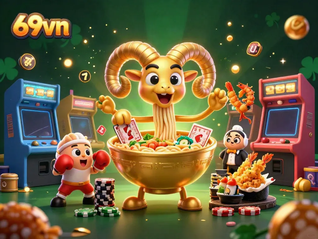 Engage in thrilling gaming at 69vn with dynamic characters, colorful machines, and exciting action.