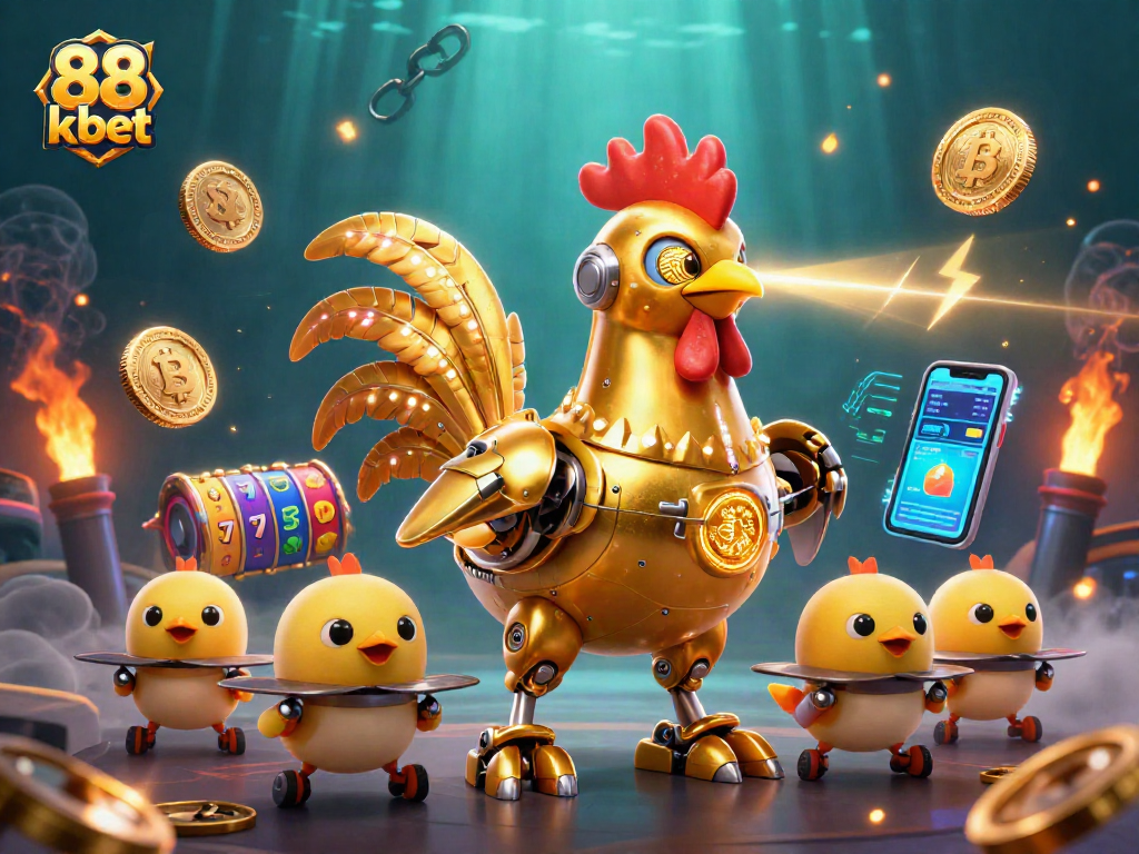 Engage with 88 kbet through vibrant slot games with a futuristic twist and playful characters in action.