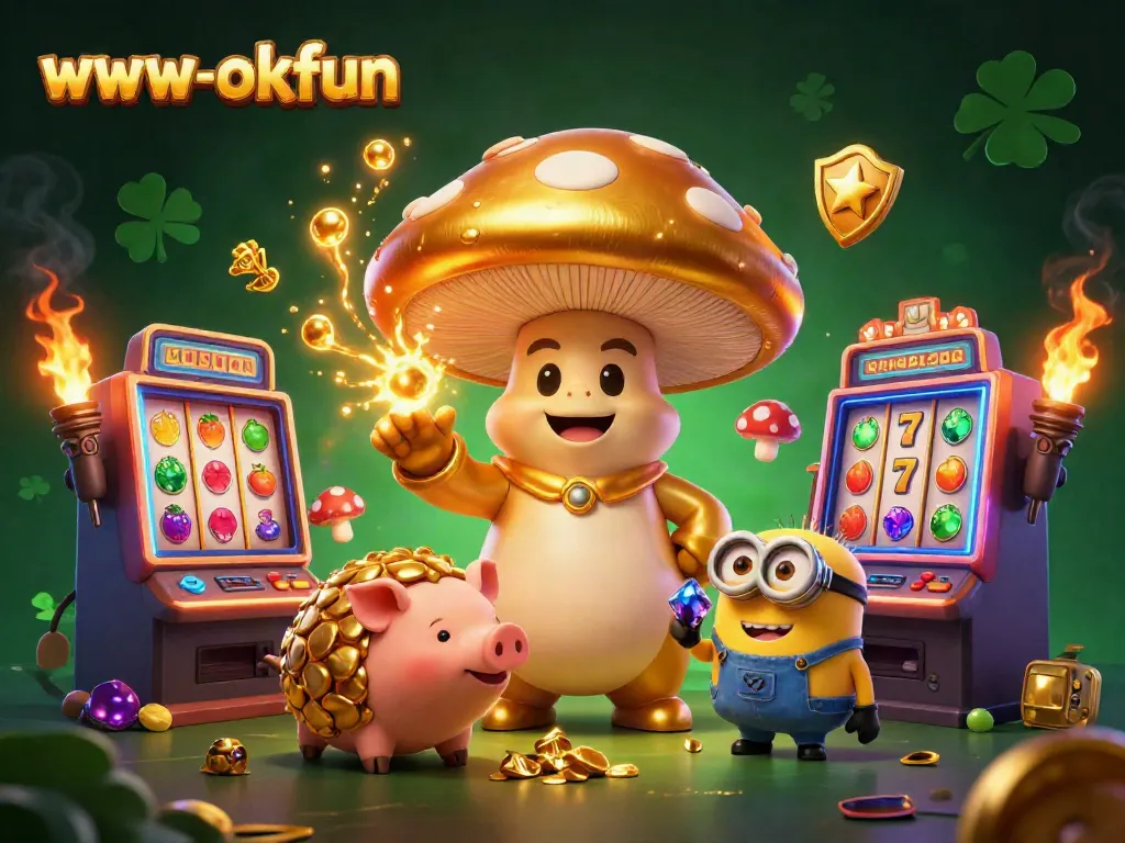 Experience the magical transformation of gold with the whimsical characters of www-okfun in an engaging casino setting.