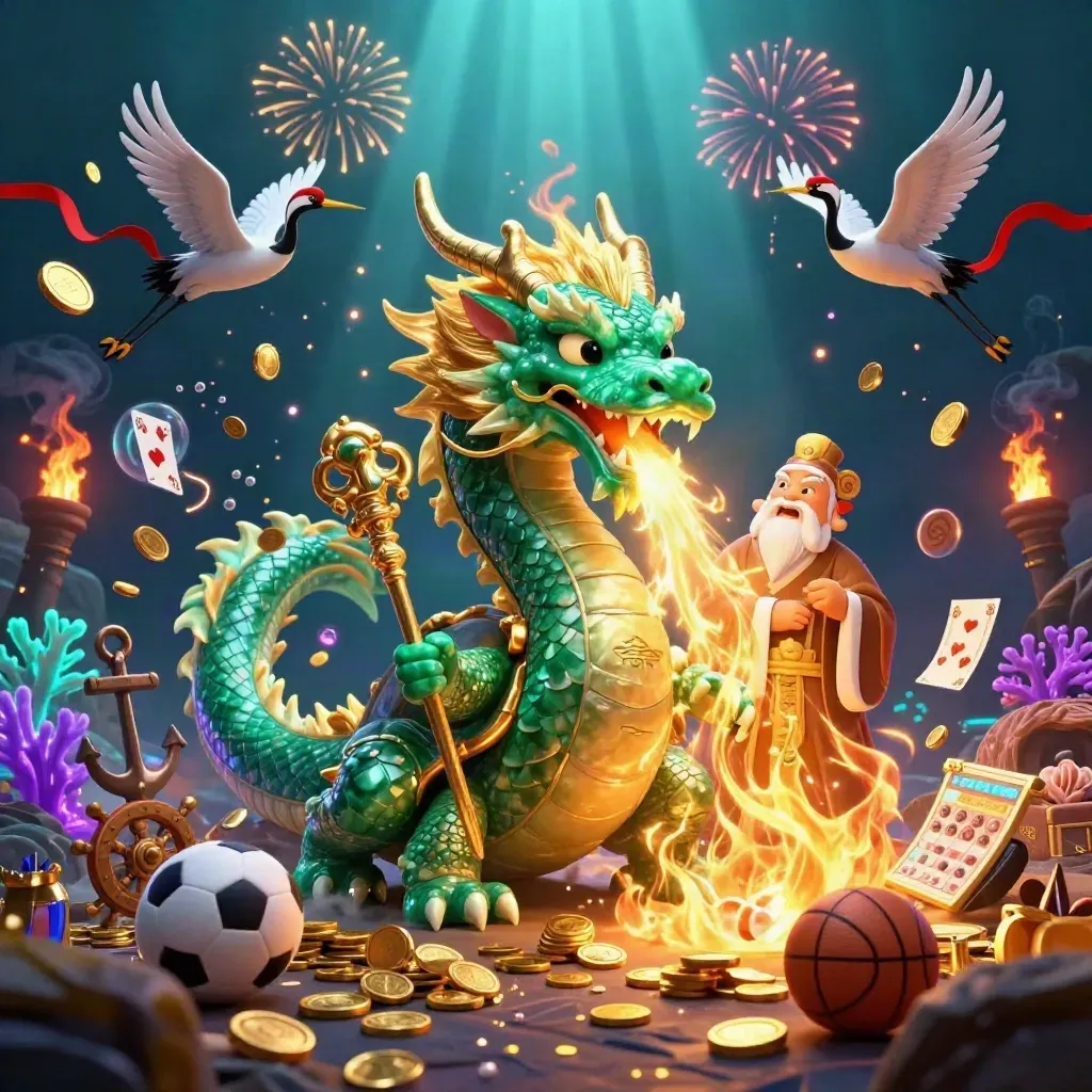 Jade dragon, turtle sage, cranes, coin blast, underwater treasure cove, casino sports icons