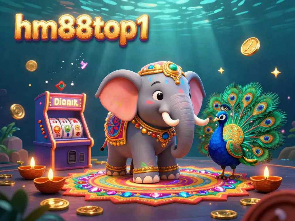 Engage with the vibrant casino atmosphere at hm88top1 featuring dynamic characters and colorful arcade elements.