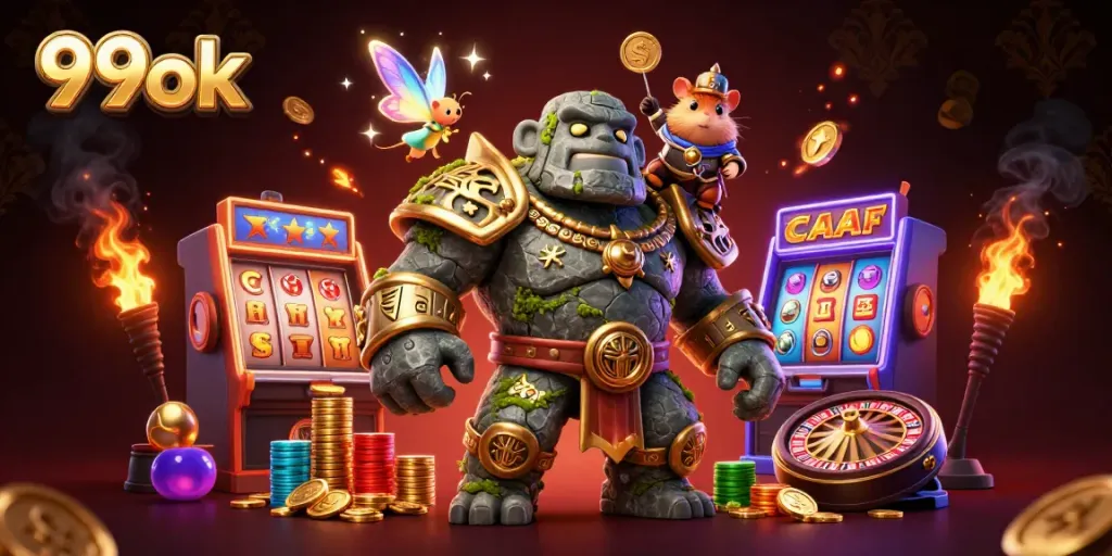 Engage in thrilling gameplay at 99ok, featuring enchanting characters alongside exciting casino elements.